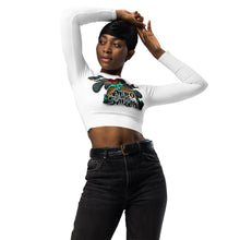 Load image into Gallery viewer, Afro Saiyan long-sleeve crop top
